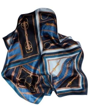 Gucci Horsebit Silk Carré Nile - Blue