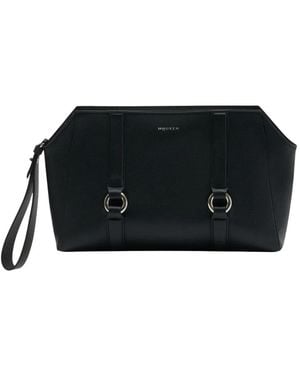 McQueen New Farringdon Clutch - Black