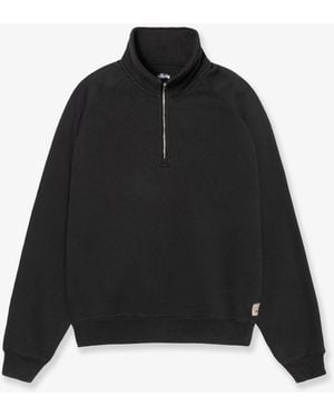 Stussy Cotton Sweatshirt - Black
