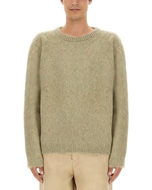 Lemaire Brushed Wool Sweater - Green