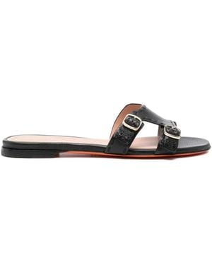 Santoni "Didi" Slippers Flat - White