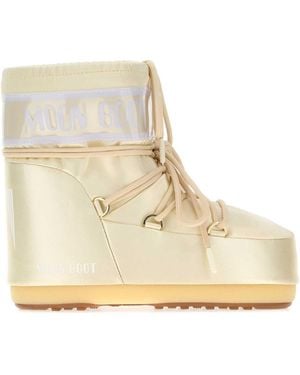 Moon Boot Icon Low Ankle Mini Boots - Natural