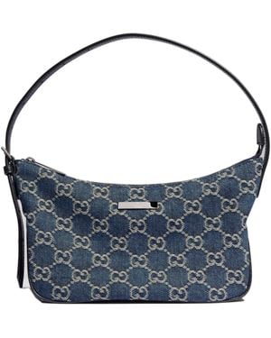 Gucci Lady Lunetta Small Shoulder Bag - Blue