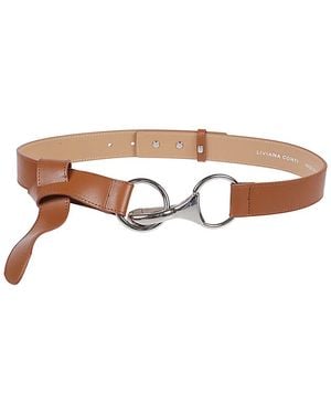 Liviana Conti Carabiner Knot Belt - Brown