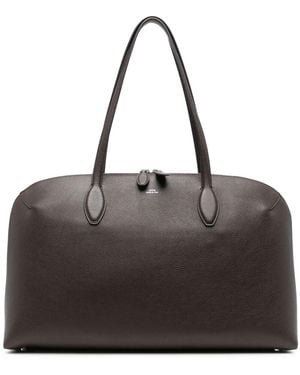 TOTEME "Grained Leather Day" Tote Bag - Black