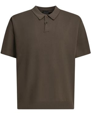 DAIWA PIER 39 "Tech Knit" Polo Shirt With Buttons - Green