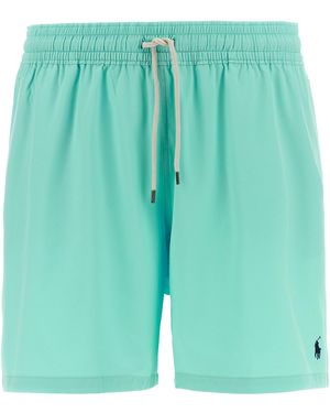 Polo Ralph Lauren Logo Embroidery Swim Shorts - Green