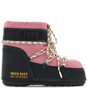 Moon Boot Mb X Gir Icon Low Suede Beads/Rose - Grey