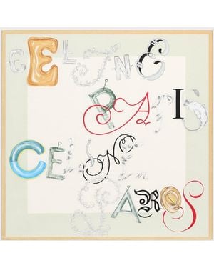 Celine Logo-Print Silk Scarf - Natural