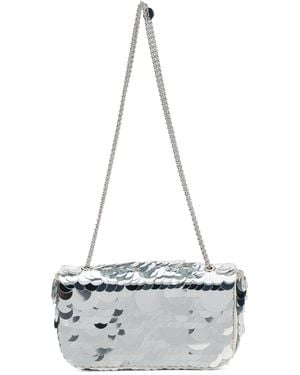 Rabanne Shoulder Bag With Sequins - White