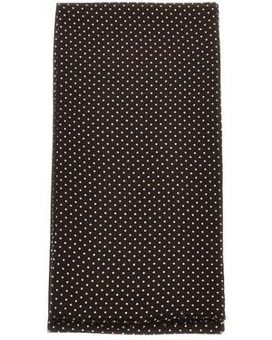 Destin Poppy Double Wool Scarf - Brown