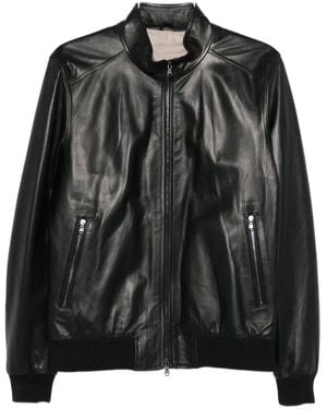 Barba Napoli "Dakota" Biker Jacket - Black