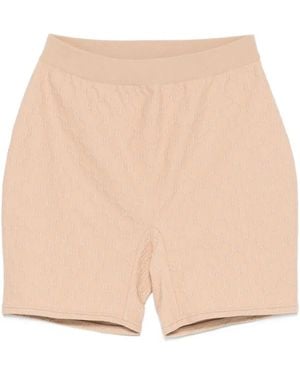 Gucci Gg Jersey Shorts - Natural