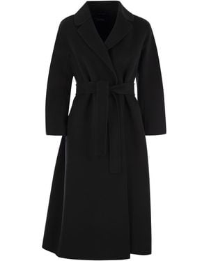 Max Mara S Max Mara Esturia Virgin Wool Coat - Black