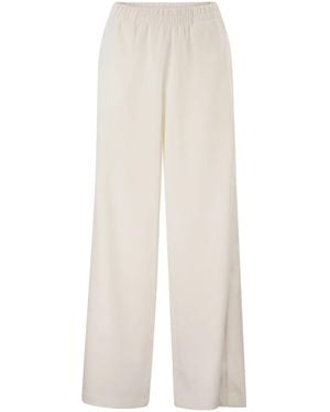 Fay Regular Fit Jersey Trousers - White