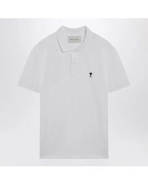 Ami Paris Ami De Coeur Polo Shirt - White