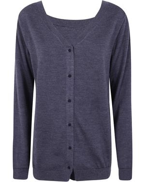 Semicouture "Carin" Cardigan - Blue