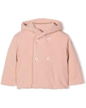 Teddy & Minou Teddy & Minou Double-Breasted Hooded Slipper - Pink