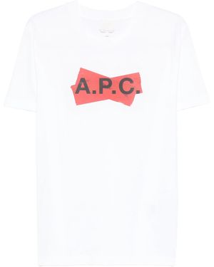 A.P.C. T-Shirt Scotch Roug - White