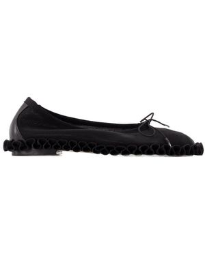 Simone Rocha Tutu Frill Ballerinas - Black