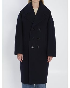 Celine Long Peacoat - Blue