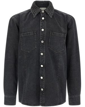 NAMACHEKO 'Gervis Braided' Shirt - Black