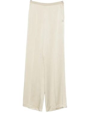 forte_forte High-Waisted Trousers - White