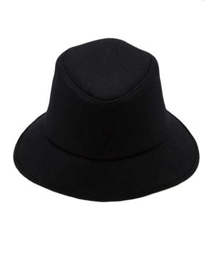 Junya Watanabe Wool Blend Round Hat - Black