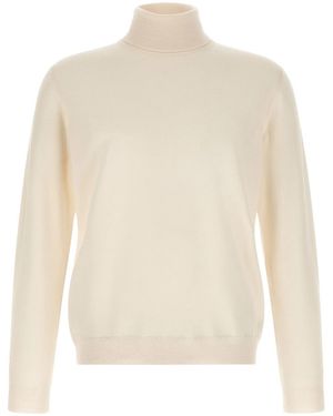 Zanone Turtle-Neck Sweater - White
