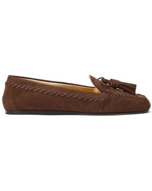 Prada Suede Loafers - Brown