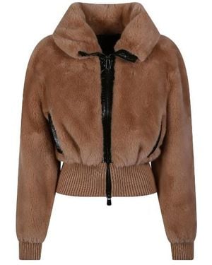 Pinko Polyester Jacket - Brown