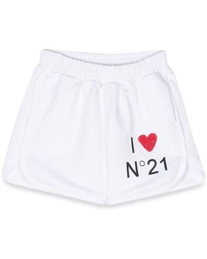 N°21 Shorts I Love N21 - White