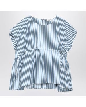 Weekend by Maxmara Blueette Cotton Poplin Blouse
