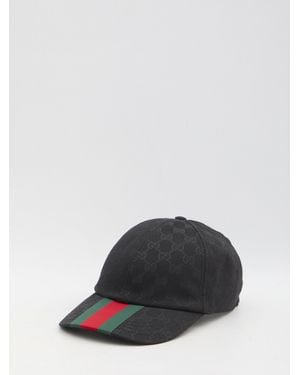 Gucci Gg Supreme Baseball Cap - Black
