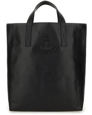 Vivienne Westwood Medium "Sarah" Tote Bag - Black