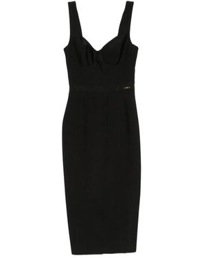 Elisabetta Franchi Lingerie Dress - Black