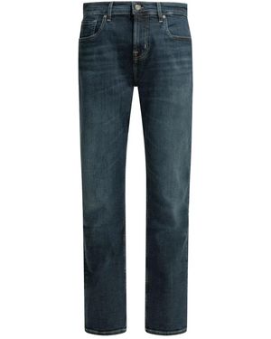 7 For All Mankind Cotton Elastane Jeans - Blue