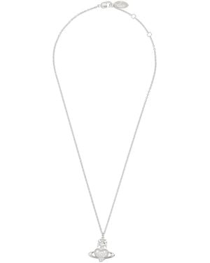 Vivienne Westwood Collana Agnatha Con Pendente - White