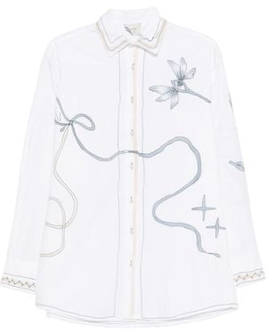 Alysi Shirts Cotton - White