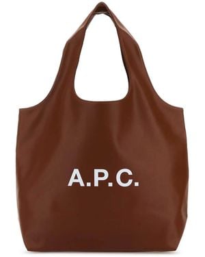 A.P.C. Shopping Bag Ninon - Brown
