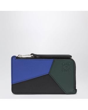 Loewe "Puzzle" Cardholder And Coin Purse - Blue