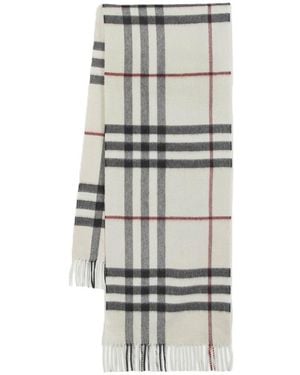 Burberry Giant Check Scarf - Gray
