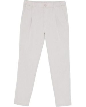 Herno Pleated Straight Pants - White