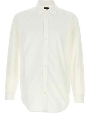 Balenciaga Poplin Shirt - White