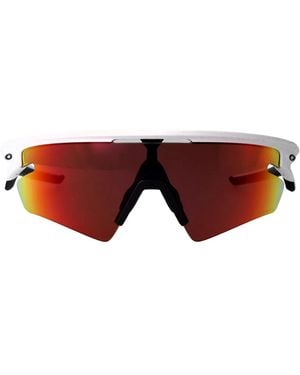 Oakley Rubber Sunglasses - Red