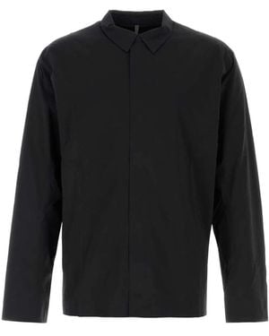 Veilance Stretch Nylon Metry Shirt - Black