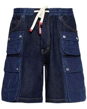 DSquared² Denim Cargo Shorts - Blue
