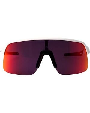 Oakley Matte Injectate Sunglasses - Red