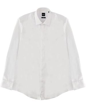 BOSS Cotton Shirt - White