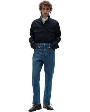 Bottega Veneta Wide-Leg Jeans With A Medium Wash - Blue